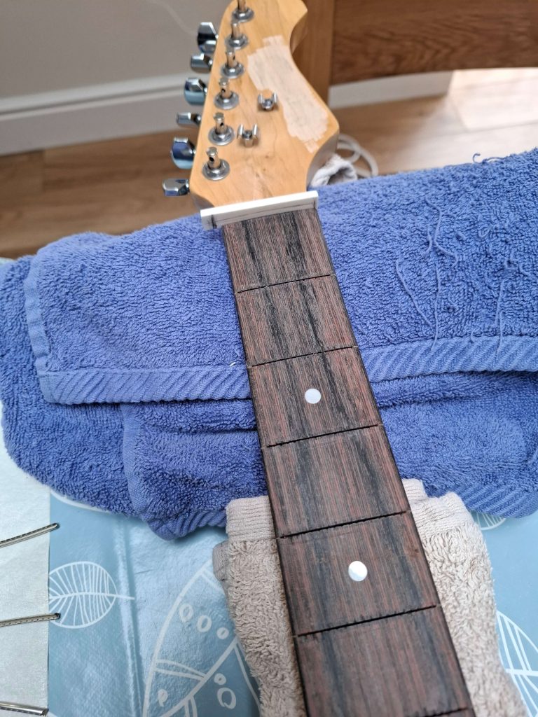 dry fretboard