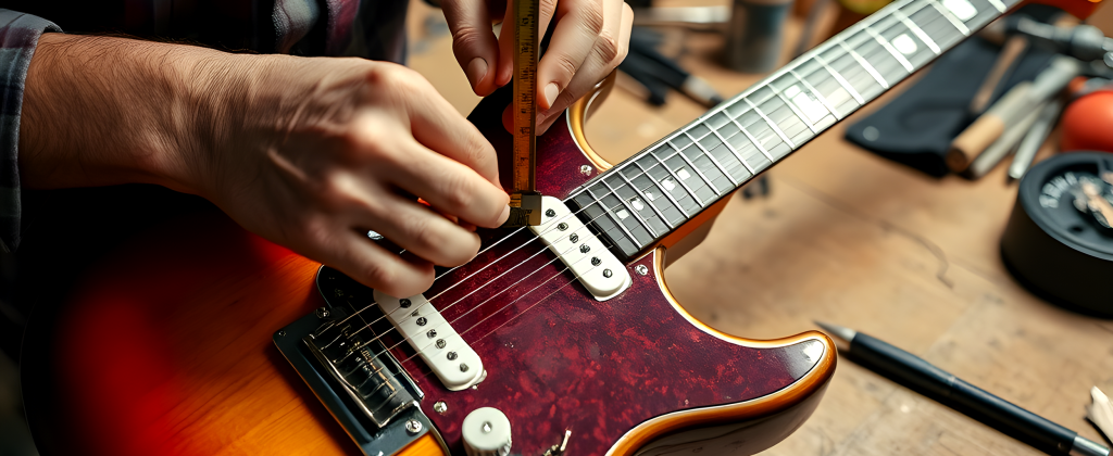 Professional guitar set up