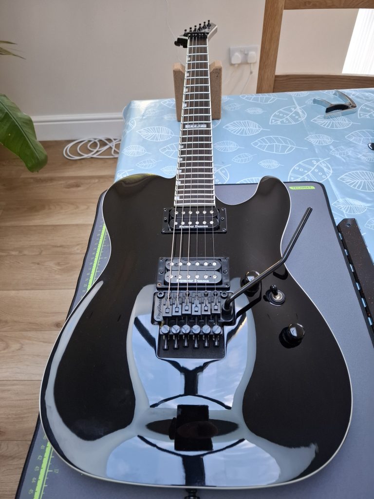 A professionally setup guitar
