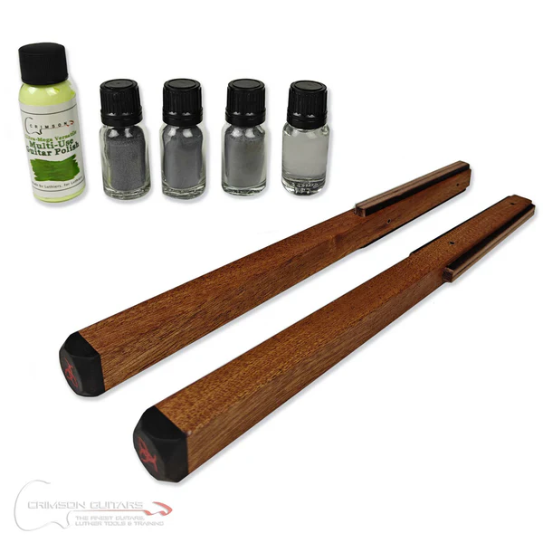 Leather strop fret polishing kit