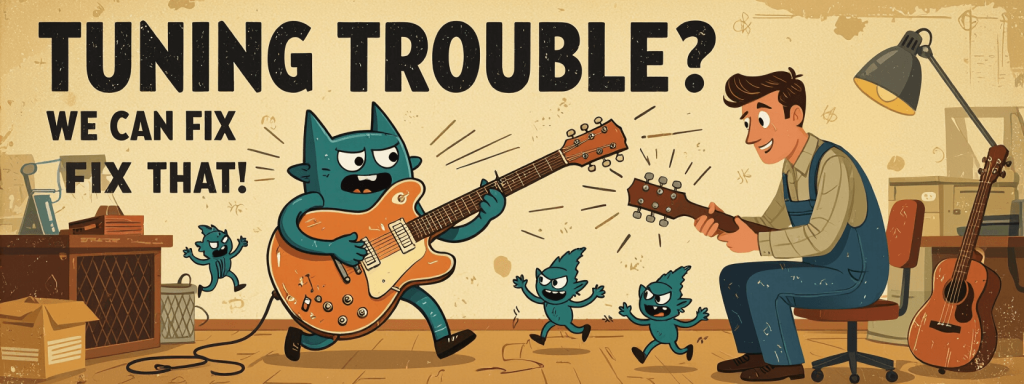 Guitar tuning trouble